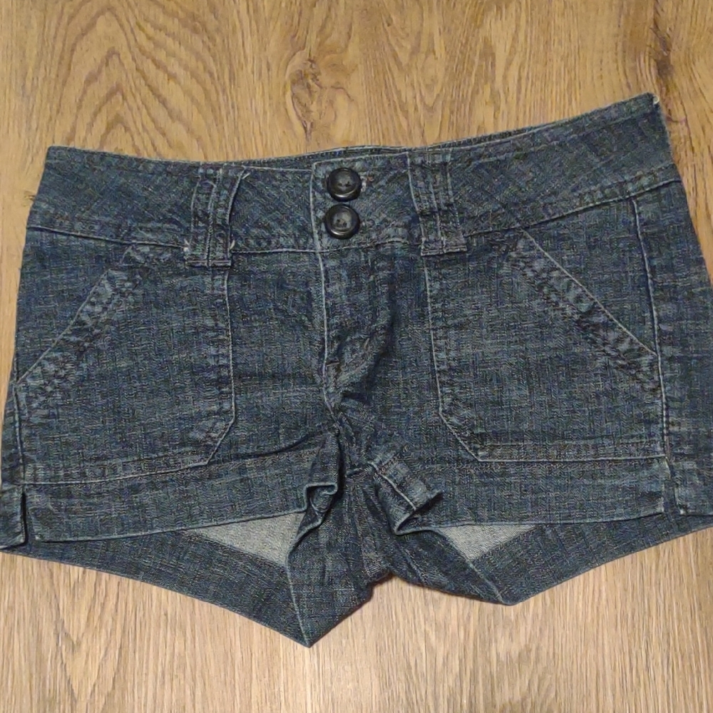 Sneak Peek Blue Jean Shorts with Classic Denim Style and Comfortable Fit
